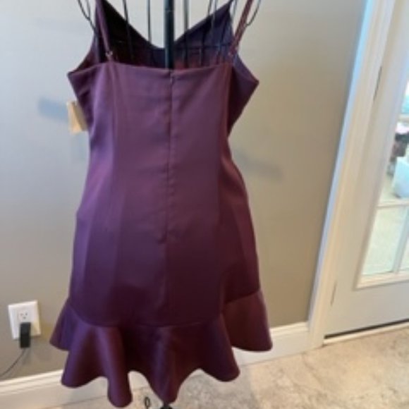 (NWT) CHELSEA28 RUFFLE SLIP MINI DRESS SZ. M - Picture 11 of 12